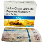 CAL-P (calcium citrate, vitamin D3, magnesium hydroxide & zinc Tablets)