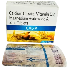 CAL-P (calcium citrate, vitamin D3, magnesium hydroxide & zinc Tablets)