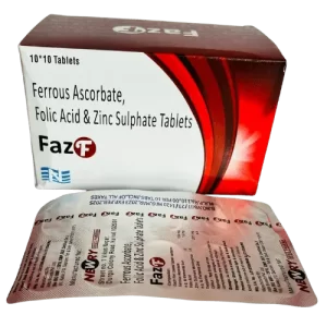 FazF (ferrous Ascorbate, folic acid & Zinc sulphate Tablets)