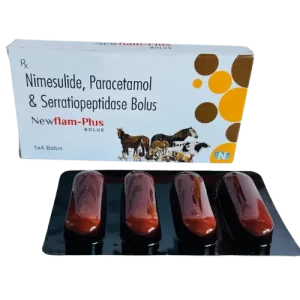 Newflam-plus bolus (Nimesulide, paracetamol & serratiopeptidase )