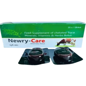 Newry-Care (feed supplement of chelated trace minerals, vitamins & herbs bolus)