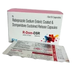 R-dom DSR (rabepraxole sodium enteric coated & domperidone sustained release capsules)