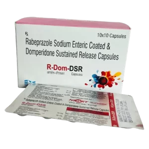 R-dom DSR (rabepraxole sodium enteric coated & domperidone sustained release capsules)