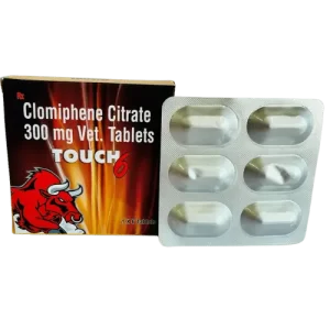 Touch 6 (clomiphene citrate 300mg vet. Tablets)